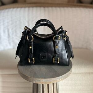 Dooney and Bourke Florentine Micro Satchel in BLACK